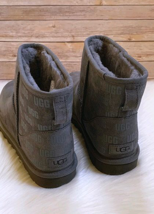 Ugg classic mini boot print7 фото