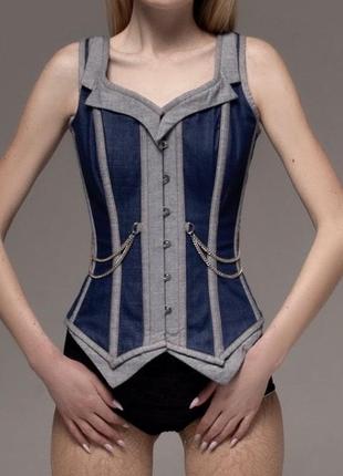 Джинсовый корсет corset story