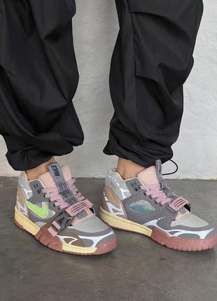 Кросівки nike air trainer 1 utility grey, pink2 фото