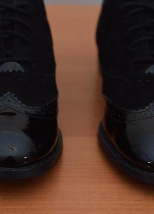 Черные туфли, броги dune london, 40 размер. оригинал7 фото