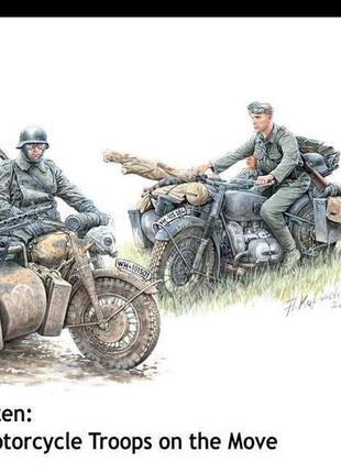 Master box 3548 германский мотоцикл в движении, 1939-1945