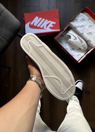 Nike blazer low grey swoosh