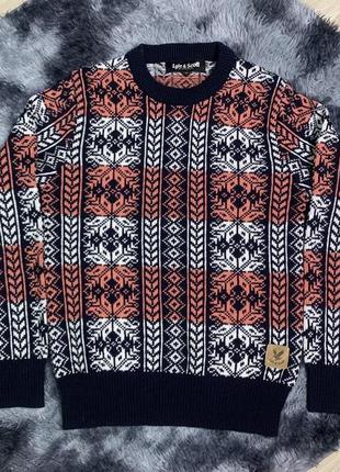Мужская кофта / свитер бренда lyle &amp; scott, оригинал2 фото