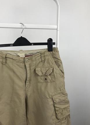 Льняные карго шорты gap multipocket vintage rare gorpcore diesel ralph rare4 фото