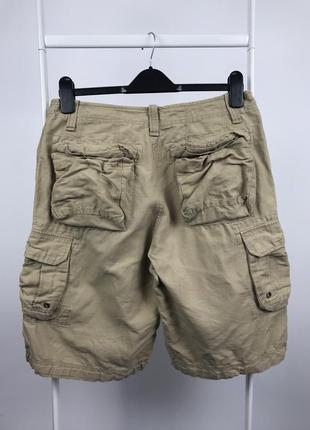 Льняные карго шорты gap multipocket vintage rare gorpcore diesel ralph rare1 фото