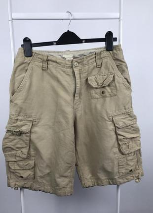 Льняные карго шорты gap multipocket vintage rare gorpcore diesel ralph rare2 фото