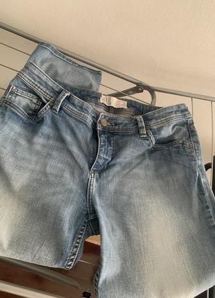Blue cotton укороченные джинсы1 фото
