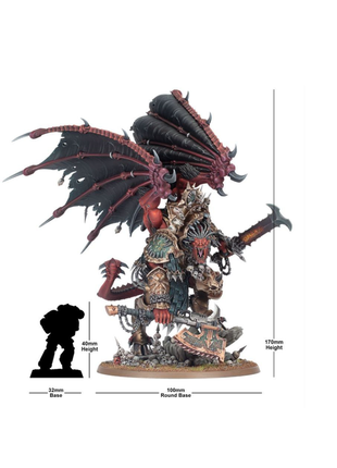 Warhammer 40000 angron, daemon primarch of khorne world eaters