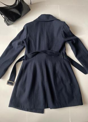 Пальто шерстяное синее orsay, размер s4 фото