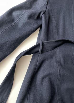 Пальто шерстяное синее orsay, размер s9 фото