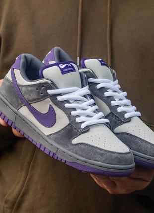 Nike sb dunk low “purple pegion”2 фото