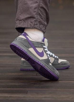 Nike sb dunk low “purple pegion”4 фото