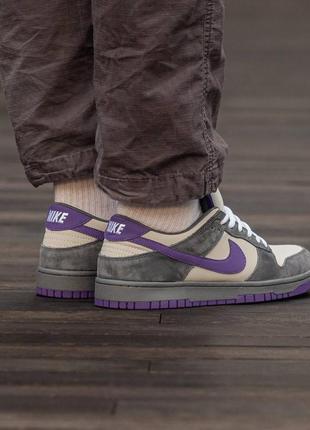 Nike sb dunk low “purple pegion”5 фото