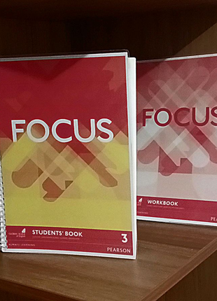 Focus 2nd edition 3, student's book + workbook / підручник + зоши