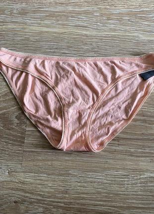 Шикарные, базовые, трусики, коттоновые, разового цвета, и с красивым, принтом, в мелком горошек, от бренда: m&amp;s 🌸