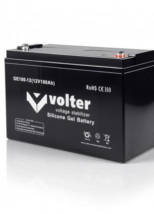 Усиленная аккумуляторная батарея volter ge 12v-h100ah гелевая
