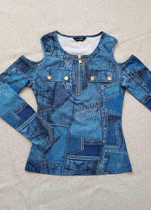 Стильная женская блуза с открытыми плечами