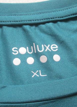 Суперовая спортивная однотонная футболка батал souluxe 💜🌺💜5 фото