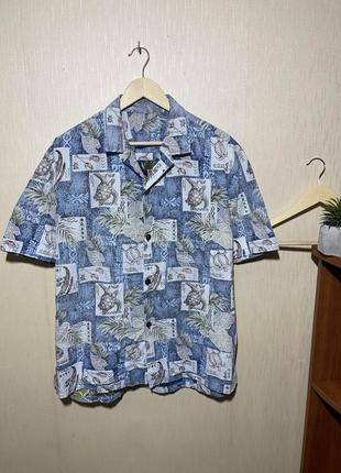 Гавайка usa made in hawaii вінтажна сорочка