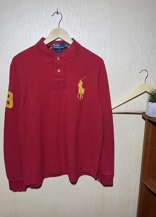 Polo ralph lauren vintage регбойка лонгслив