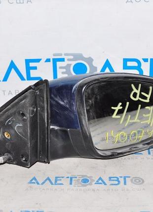 Дзеркало бокове праве vw jetta 11-18 5 пінів, синє