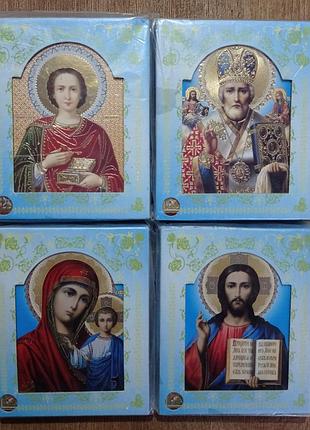 Набір іконок на дереві 10*12 ( 4 шт)