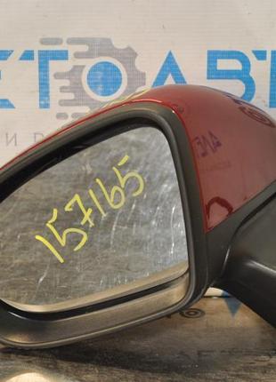 Дзеркало бокове ліве chevrolet cruze 16 - 5 пінів, червоне,