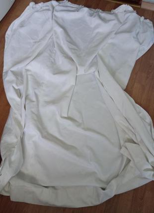 Белая штора