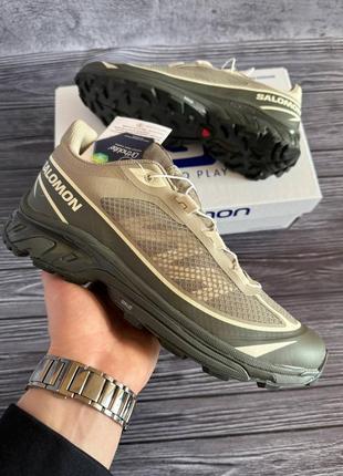 Мужские кроссовки саломон salomon s lab xt-6 ft beige black