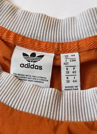 Футболка adidas оранжевая в идеальном состоянии4 фото
