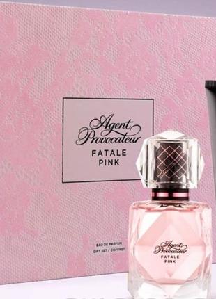 Agent provocateur fatale pink  набор 50 мл edp + лосьон для тела