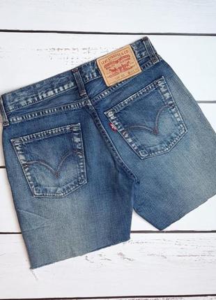 1+1=3 фирменные джинсовые короткие шорты levis оригинал, размер 44 - 462 фото