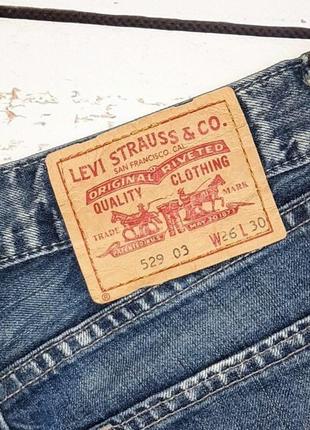 1+1=3 фирменные джинсовые короткие шорты levis оригинал, размер 44 - 467 фото