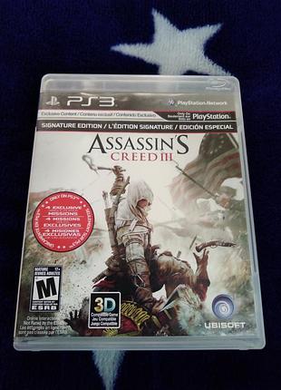 Assassin's creed 3 (1 і 2 регіон (англійська мова)) для ps3