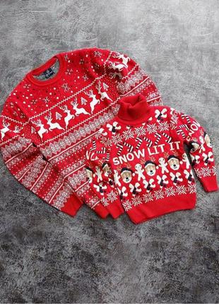 Зимовий новорічний светр5 фото
