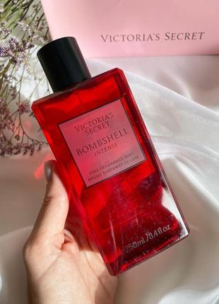 Парфюмированный набор лосьон мист/ спрей для тела victoria’s secret bombshell intense оригинал3 фото