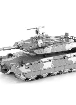 3d конструктор металлический танк abrams