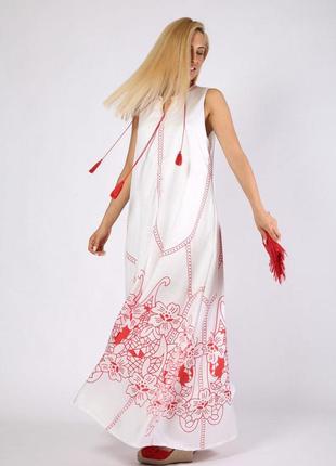 Сукня в етнічному стилі довга розмір 48-503 фото