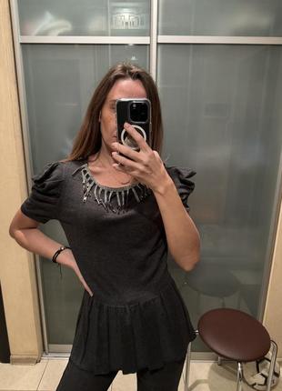 Кофточка с оригинальным воротничком 7