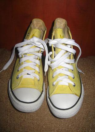 Кеди лимонний колір