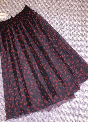 Распродажа юбка stradivarius мидакси плиссированная трапеция asos сетка на подкладке10 фото