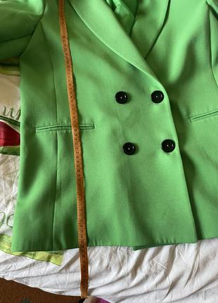 Пиджак зеленый5 фото