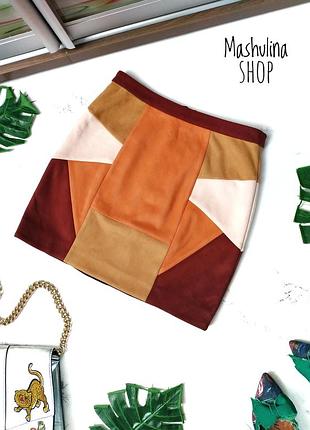 ❤️симпатичная юбочка под замш от river island