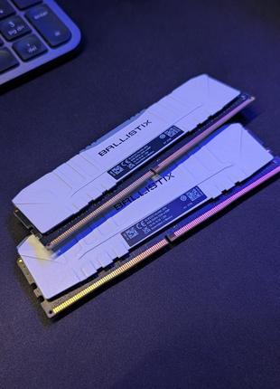 Оперативна пам'ять crucial 16 gb (2x8gb) ddr4 3200 mhz ballistix