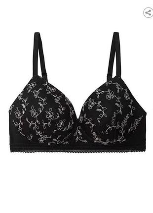 75e / 34dd прекрасный бюстгальтер без косточек с цветочной вышивкой marks &amp; spencer