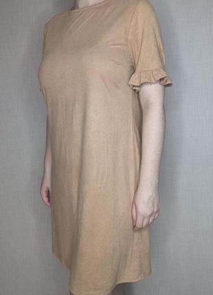 Замшевое платье2 фото