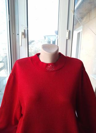 Акриловий светр джемпер пуловер великого розміру батал4 фото