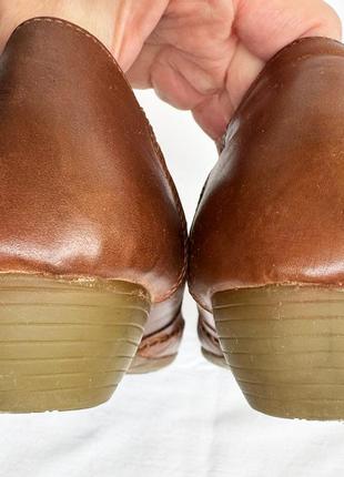 581.туфли-мокасины летние кожаные beegle 42 р.10 фото