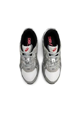 Мужские кроссовки asics gel-nyc gray white silver4 фото