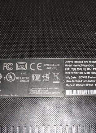 Lenovo ideapad 100-15ibd (80qq) i3-5005u/4gb/gf920m-2gb/240gb5 фото